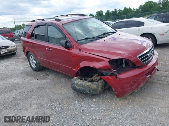 2008 Kia Sorento LX z VIN KNDJC735485819264, wystawiony jako IAAI lot #42193882 z przebiegiem 165 377 mil mil oraz . Historia ofert i sprzedaży dostępna na DreamBid. Obrazek 1.