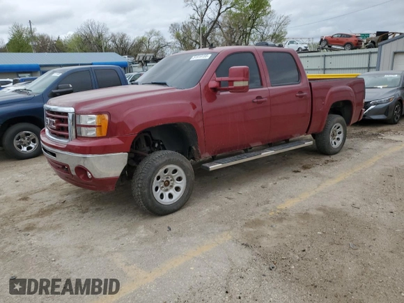 2012 GMC Sierra 1500 SLE with VIN 3GTP2VE75CG226210, listed as a Copart auction lot 51919155 with 95,681 mi miles and Salvage Title. Bid and sale history available at DreamBid. Image 1.