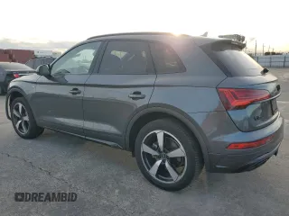 2022 Audi Q5 S line Premium Plus with VIN WA1EAAFY6N2048694, listed as a Copart auction lot 88556535 with 34,009 mi miles and Salvage Title. Bid and sale history available at DreamBid. Image 2.