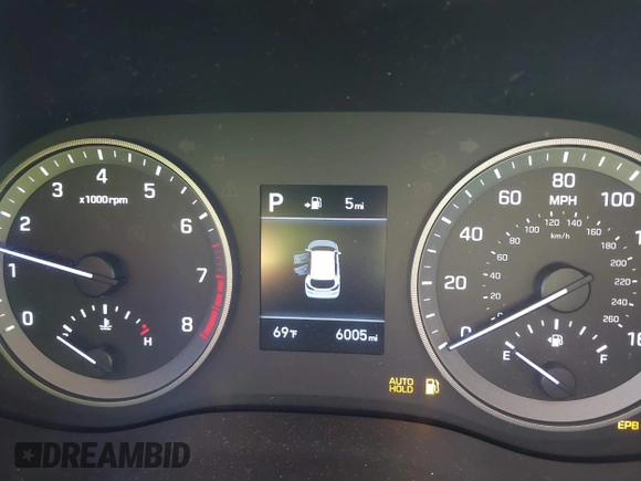 2019 Hyundai Tucson Ultimate with VIN KM8J3CAL1KU068739, listed as a IAAI auction lot 41738850 with 6,005 mi miles. Bid and sale history available at carsss.com. Image 7.