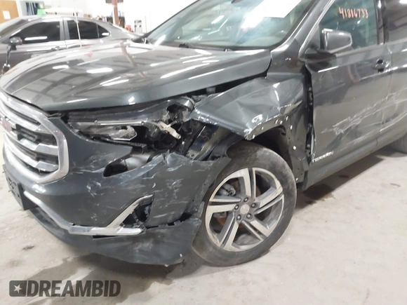 2019 GMC Terrain SLT with VIN 3GKALVEVXKL346483, listed as a IAAI auction lot 41816733 with 93,068 mi miles. Bid and sale history available at carsss.com. Image 6.