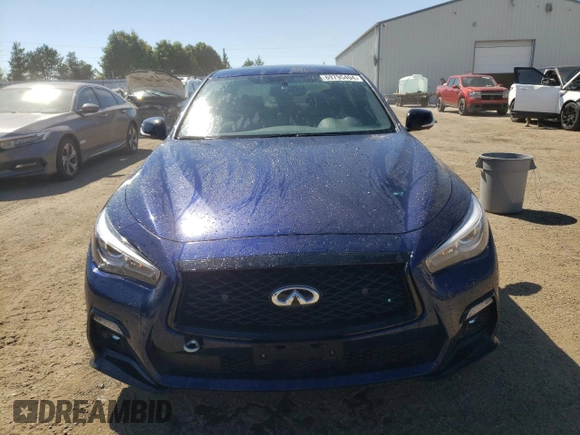 2023 Infiniti Q50 SENSORY with VIN JN1EV7CR5PM541206, listed as a Copart auction lot 69795404 with 5,305 mi miles and Clean Title. Bid and sale history available at carsss.com. Image 5.