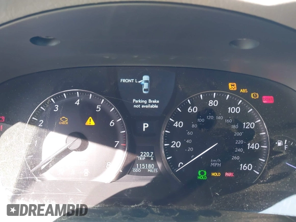2007 Lexus LS 460 L with VIN JTHGL46F075012993, listed as a IAAI auction lot 42182467 with 115,180 mi miles and . Bid and sale history available at DreamBid. Image 7.