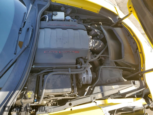 2015 Chevrolet Corvette Z51 1LT with VIN 1G1YH2D73F5000044, listed as a Copart auction lot 70773344 with 52,152 mi miles and Salvage Title. Bid and sale history available at carsss.com. Image 12.