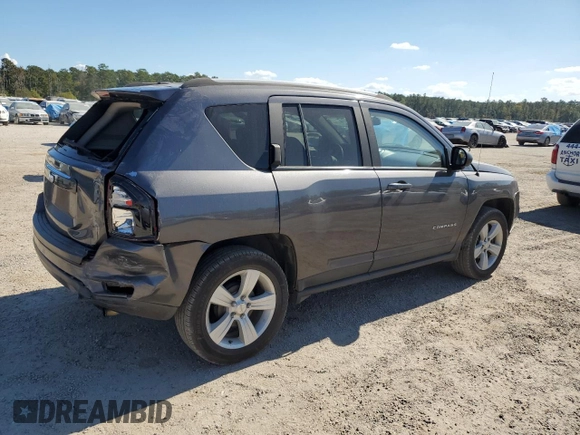 2017 Jeep Compass Sport with VIN 1C4NJCBA2HD147418, listed as a Copart auction lot 76757094 with 125,947 mi miles and Salvage Title. Bid and sale history available at carsss.com. Image 3.