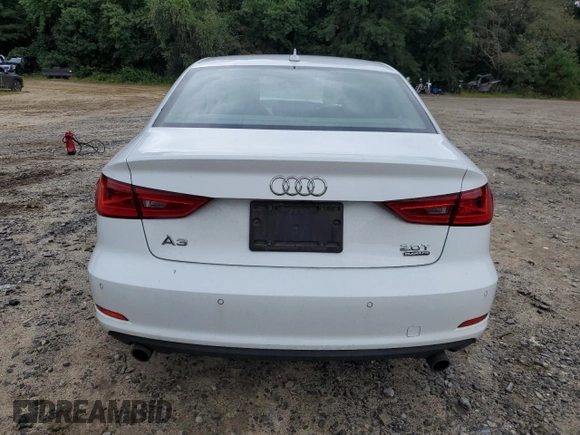 2016 Audi A3 2.0T Premium with VIN WAUB8GFF8G1017572, listed as a Copart auction lot 67726183 with 0 mi miles. Bid and sale history available at carsss.com. Image 6.
