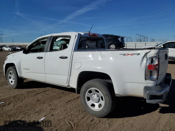 2022 Chevrolet Colorado 4WD Work Truck with VIN 1GCGTBEN7N1127755, listed as a Copart auction lot 88403365 with 9,090 mi miles and Salvage title. Bid and sale history available at DreamBid. Image 2.