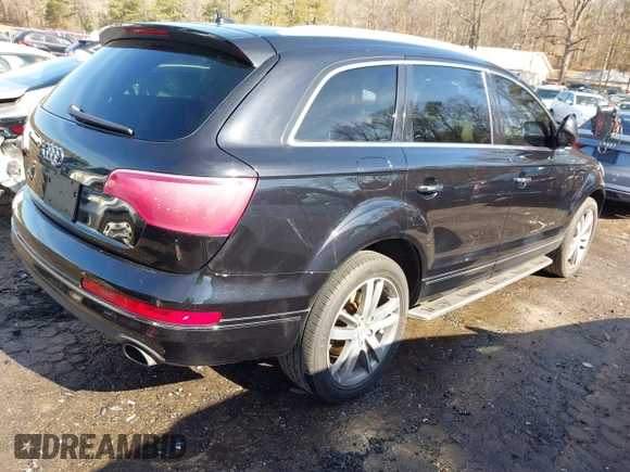 2013 Audi Q7 3.0T Premium Plus with VIN WA1LGAFE7DD002922, listed as a IAAI auction lot 41420595 with 160,751 mi miles. Bid and sale history available at carsss.com. Image 4.