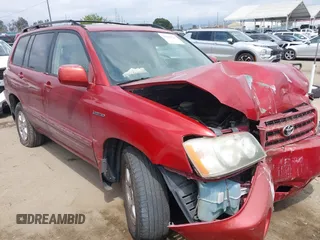 2003 Toyota Highlander z VIN JTEGF21A430108752, wystawiony jako IAAI lot #42068625 z przebiegiem 195 213 mil mil oraz . Historia ofert i sprzedaży dostępna na DreamBid. Obrazek 1.