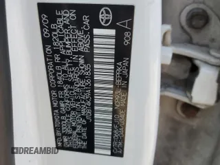 2010 Toyota Yaris with VIN JTDBT4K39A1361835, listed as a Copart auction lot 48660785 with 268,273 mi miles and Salvage Title. Bid and sale history available at carsss.com. Image 14.