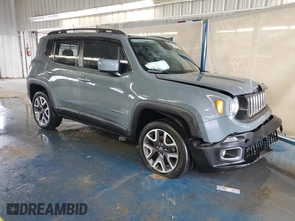 2018 Jeep Renegade Latitude z VIN ZACCJBBB2JPH28533, wystawiony jako Copart lot #52715455 z przebiegiem 76 516 mil mil oraz Czysty tytuł • Clean title. Historia ofert i sprzedaży dostępna na DreamBid. Obrazek 4.