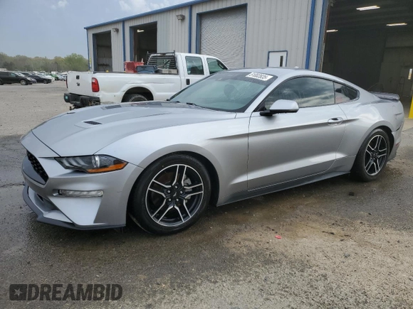 2021 Ford Mustang EcoBoost with VIN 1FA6P8TH6M5152871, listed as a Copart auction lot 51002835 with 40,677 mi miles and Salvage Title. Bid and sale history available at carsss.com. Image 1.