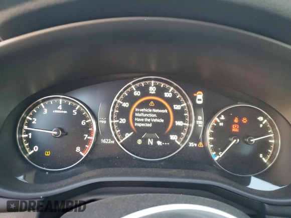 2025 Mazda 3 S Preferred with VIN JM1BPACM6S1761816, listed as a Copart auction lot 89371595 with 1,622 mi miles and Clean Title. Bid and sale history available at DreamBid. Image 9.