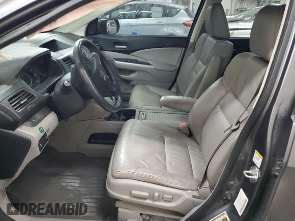 2014 Honda CR-V EX-L with VIN 2HKRM3H76EH517473, listed as a Copart auction lot 43416485 with 87,354 mi miles and Non Repairable. Bid and sale history available at DreamBid. Image 7.