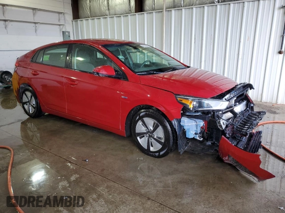 2019 Hyundai Ioniq Blue with VIN KMHC65LC9KU112768, listed as a Copart auction lot 45790465 with 132,404 mi miles and Salvage Title. Bid and sale history available at DreamBid. Image 4.