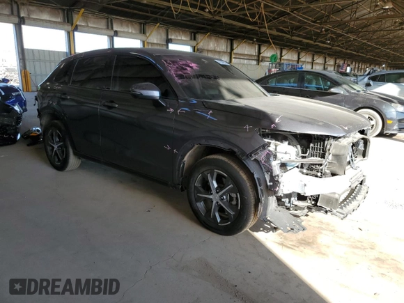 2025 Honda HR-V EX-L with VIN 3CZRZ1H71SM718252, listed as a Copart auction lot 47540315 with 14,066 mi miles and Salvage Title. Bid and sale history available at carsss.com. Image 4.