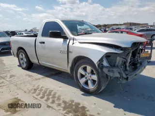 2014 Ram 1500 Express with VIN 3C6JR6AT1EG101287, listed as a Copart auction lot 48696445 with 120,248 mi miles and Salvage title. Bid and sale history available at DreamBid. Image 4.