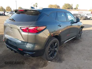 2020 Chevrolet Blazer RS with VIN 3GNKBKRSXLS549938, listed as a IAAI auction lot 40994022 with 57,893 mi miles and . Bid and sale history available at DreamBid. Image 4.