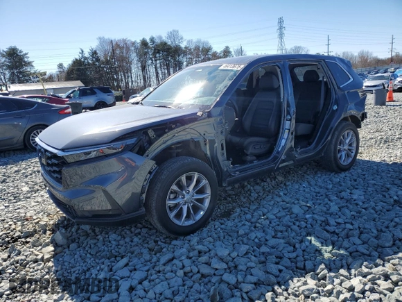 2024 Honda CR-V EX-L with VIN 2HKRS4H71RH459757, listed as a Copart auction lot 46413675 with 15,027 mi miles and Salvage Title. Bid and sale history available at carsss.com. Image 1.