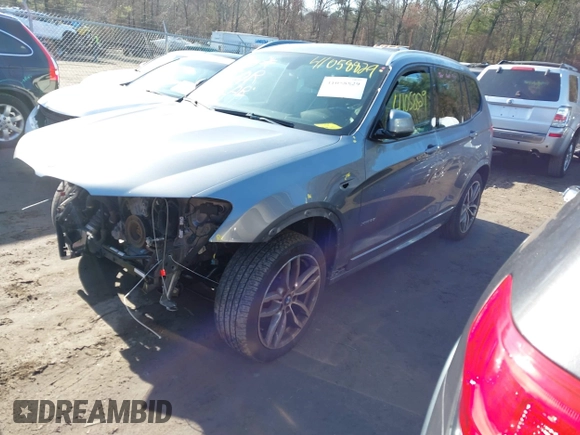 2017 BMW X3 xDrive35i with VIN 5UXWX7C53H0S18577, listed as a IAAI auction lot 41058829 with 127,549 mi miles and . Bid and sale history available at DreamBid. Image 17.
