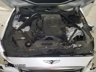2017 Genesis G80 3.8L with VIN KMHGN4JE2HU203571, listed as a Copart auction lot 72741264 with 83,735 mi miles and Salvage Title. Bid and sale history available at carsss.com. Image 13.