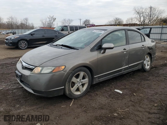2007 Honda Civic EX with VIN 1HGFA16807L139145, listed as a Copart auction lot 52444095 with 217,422 mi miles and Salvage Title. Bid and sale history available at DreamBid. Image 1.