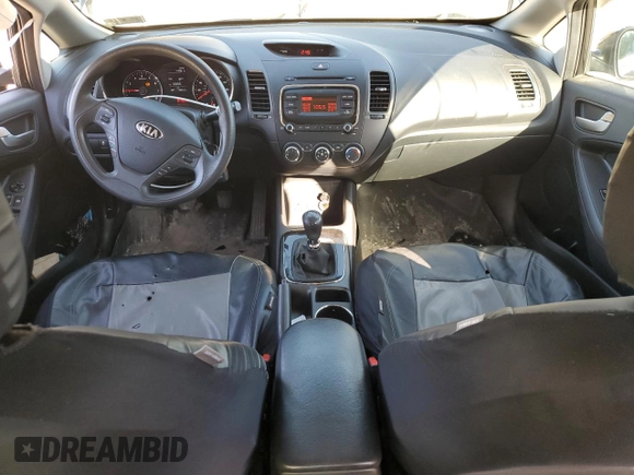 2017 Kia Forte LX with VIN 3KPFK4A76HE037256, listed as a Copart auction lot 44316915 with 58,913 mi miles and Salvage Title. Bid and sale history available at carsss.com. Image 8.