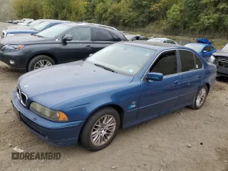 2001 BMW 5 Series 530iA with VIN WBADT63401CF09211, listed as a Copart auction lot 52644055 with 191,141 mi miles and Clean Title. Bid and sale history available at carsss.com. Image 1.