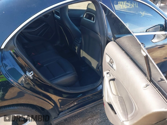 2016 Mercedes-Benz CLA with VIN WDDSJ4EB9GN372088, listed as a IAAI auction lot 41655141 with 83,726 mi miles. Bid and sale history available at carsss.com. Image 8.