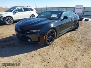 2019 Chevrolet Camaro 1LT with VIN 1G1FB1RS5K0124128, listed as a IAAI auction lot 41391783 with 54,261 mi miles. Bid and sale history available at carsss.com. Image 2.