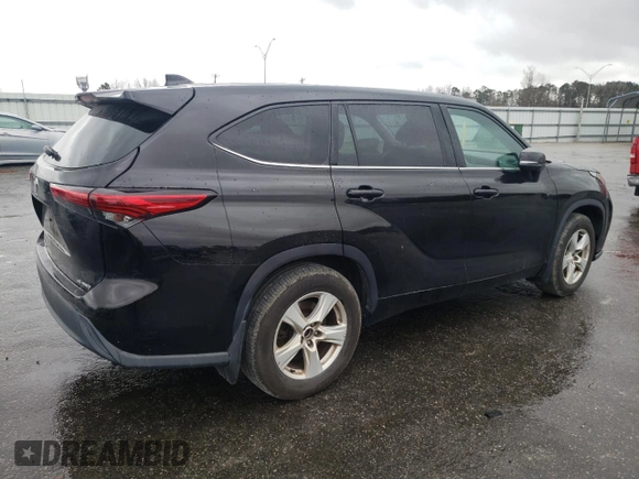 2020 Toyota Highlander LE with VIN 5TDBZRBH1LS020524, listed as a Copart auction lot 47814025 with 245,534 mi miles and Clean title. Bid and sale history available at DreamBid. Image 3.
