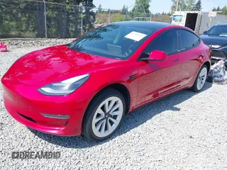 2021 Tesla Model 3 Long Range with VIN 5YJ3E1EB6MF054361, listed as a IAAI auction lot 42105247 with 58,986 mi miles and . Bid and sale history available at carsss.com. Image 19.