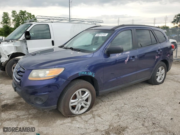 2010 Hyundai Santa Fe GLS with VIN 5NMSG3AB6AH386320, listed as a Copart auction lot 50014144 with 205,831 mi miles and Salvage Title. Bid and sale history available at carsss.com. Image 1.