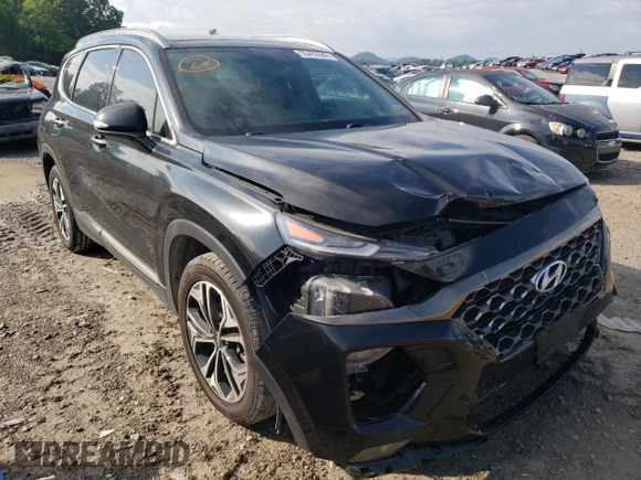 2019 Hyundai Santa Fe Limited with VIN 5NMS53AA9KH118084, listed as a Copart auction lot 55463582 with 65,418 mi miles. Bid and sale history available at carsss.com. Image 1.