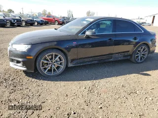 2017 Audi A4 Prestige with VIN WAUFNAF42HA074924, listed as a Copart auction lot 71803444 with 101,354 mi miles and Salvage Title. Bid and sale history available at carsss.com. Image 1.