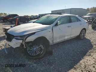 2024 Cadillac CT4 Premium Luxury with VIN 1G6DF5RK6R0118149, listed as a Copart auction lot 76322914 with 0 mi miles and Salvage Title. Bid and sale history available at carsss.com. Image 1.