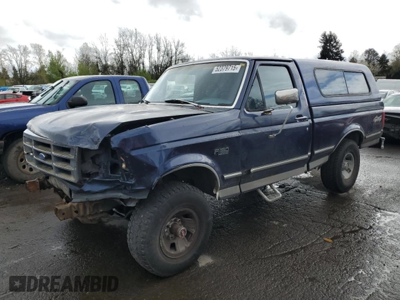 1994 Ford F-150 z VIN 1FTEF14NXRLA62582, wystawiony jako Copart lot #52379715 z przebiegiem 176 792 mil mil oraz Szkoda całkowita • Salvage title. Historia ofert i sprzedaży dostępna na DreamBid. Obrazek 1.