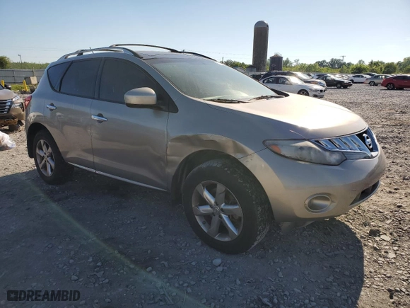 2010 Nissan Murano S with VIN JN8AZ1MU5AW017246, listed as a Copart auction lot 53109595 with 191,437 mi miles and Clean Title. Bid and sale history available at carsss.com. Image 4.