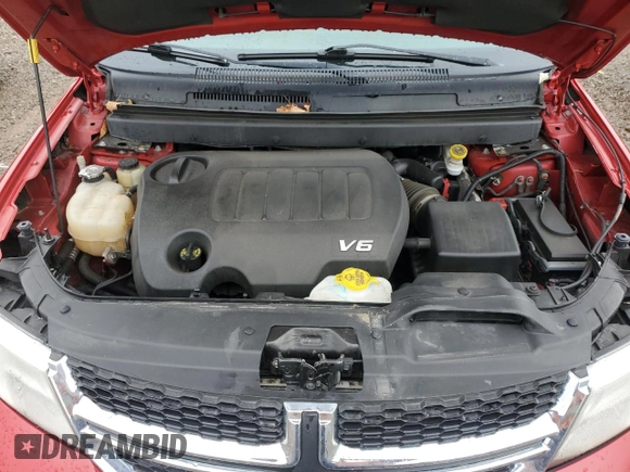 2018 Dodge Journey R/T with VIN 3C4PDDFG9JT477013, listed as a Copart auction lot 59597695 with 151,102 mi miles and Salvage title. Bid and sale history available at DreamBid. Image 12.