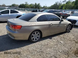 2007 BMW 3 Series 328i with VIN WBAWL13587PX16707, listed as a Copart auction lot 56880265 with 227,745 mi miles and Salvage title. Bid and sale history available at DreamBid. Image 3.
