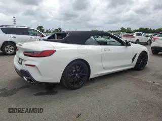 2024 BMW 8 Series 840i with VIN WBADZ4C08RCN02225, listed as a Copart auction lot 63132815 with 5,135 mi miles and Salvage title. Bid and sale history available at DreamBid. Image 3.