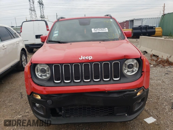 2018 Jeep Renegade Altitude with VIN ZACCJBBB1JPH82986, listed as a Copart auction lot 62943603 with 46,771 mi miles and Salvage title. Bid and sale history available at DreamBid. Image 5.