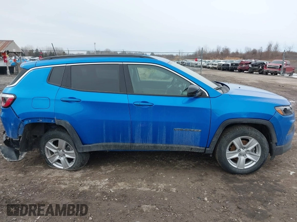 2022 Jeep Compass Latitude с VIN 3C4NJDBB8NT135441, выставлен на аукционе IAAI как лот 41776020 с пробегом 19 015 миль миль и . История ставок и продаж доступна на DreamBid. Изображение 13.
