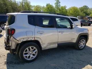 2017 Jeep Renegade Latitude z VIN ZACCJBBB3HPF86686, wystawiony jako Copart lot #54656705 z przebiegiem 87 482 mil mil oraz Szkoda całkowita • Salvage title. Historia ofert i sprzedaży dostępna na DreamBid. Obrazek 3.