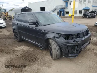 2020 Land Rover Range Rover Sport SVR with VIN SALWZ2RE2LA718179, listed as a Copart auction lot 73362244 with 78,055 mi miles and Salvage Title. Bid and sale history available at carsss.com. Image 4.