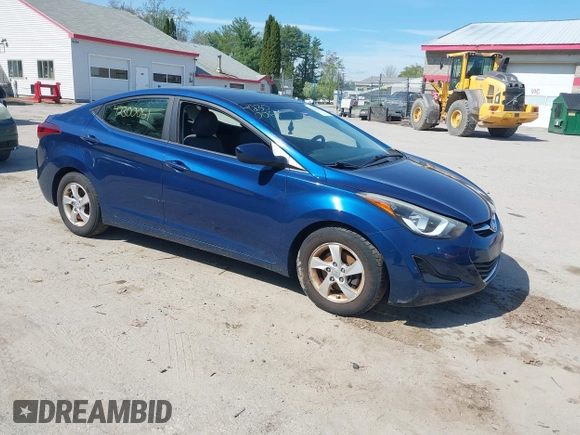 2015 Hyundai Elantra SE z VIN 5NPDH4AE7FH565322, wystawiony jako IAAI lot #42300061 z przebiegiem 94 342 mil mil oraz . Historia ofert i sprzedaży dostępna na DreamBid. Obrazek 1.