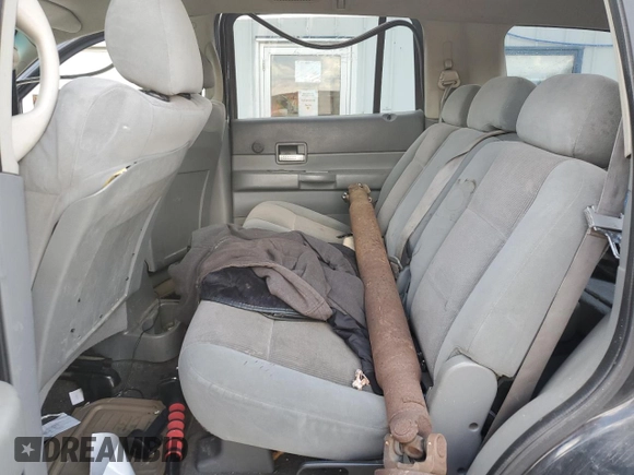 2006 Dodge Durango SLT with VIN 1D4HB48N76F172166, listed as a Copart auction lot 56859445 with 195,673 mi miles and Salvage title. Bid and sale history available at DreamBid. Image 11.