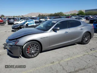 2017 Maserati Ghibli S with VIN ZAM57RSA3H1240916, listed as a Copart auction lot 56519175 with 64,467 mi miles and Salvage title. Bid and sale history available at DreamBid. Image 1.