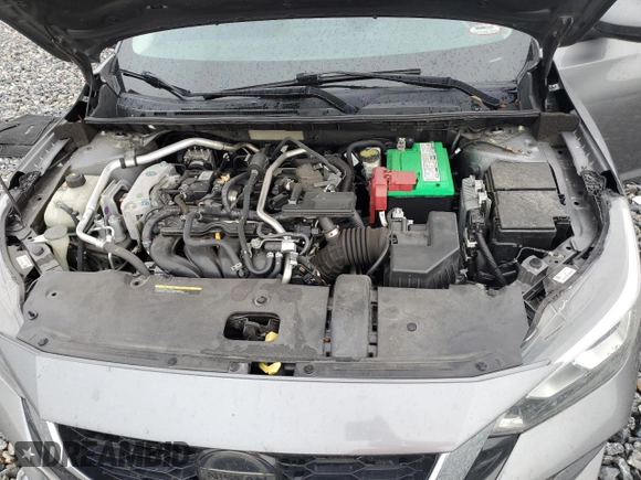 2021 Nissan Sentra S z VIN 3N1AB8BV4MY254590, wystawiony jako Copart lot #59294325 z przebiegiem 76 100 mil mil oraz Szkoda całkowita • Salvage title. Historia ofert i sprzedaży dostępna na DreamBid. Obrazek 11.