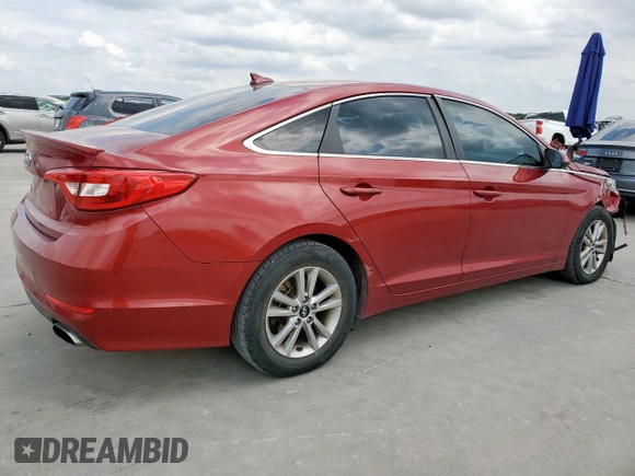 2016 Hyundai Sonata SE with VIN 5NPE24AF4GH325497, listed as a Copart auction lot 54913855 with 120,487 mi miles and Salvage Title. Bid and sale history available at carsss.com. Image 3.
